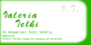 valeria telki business card